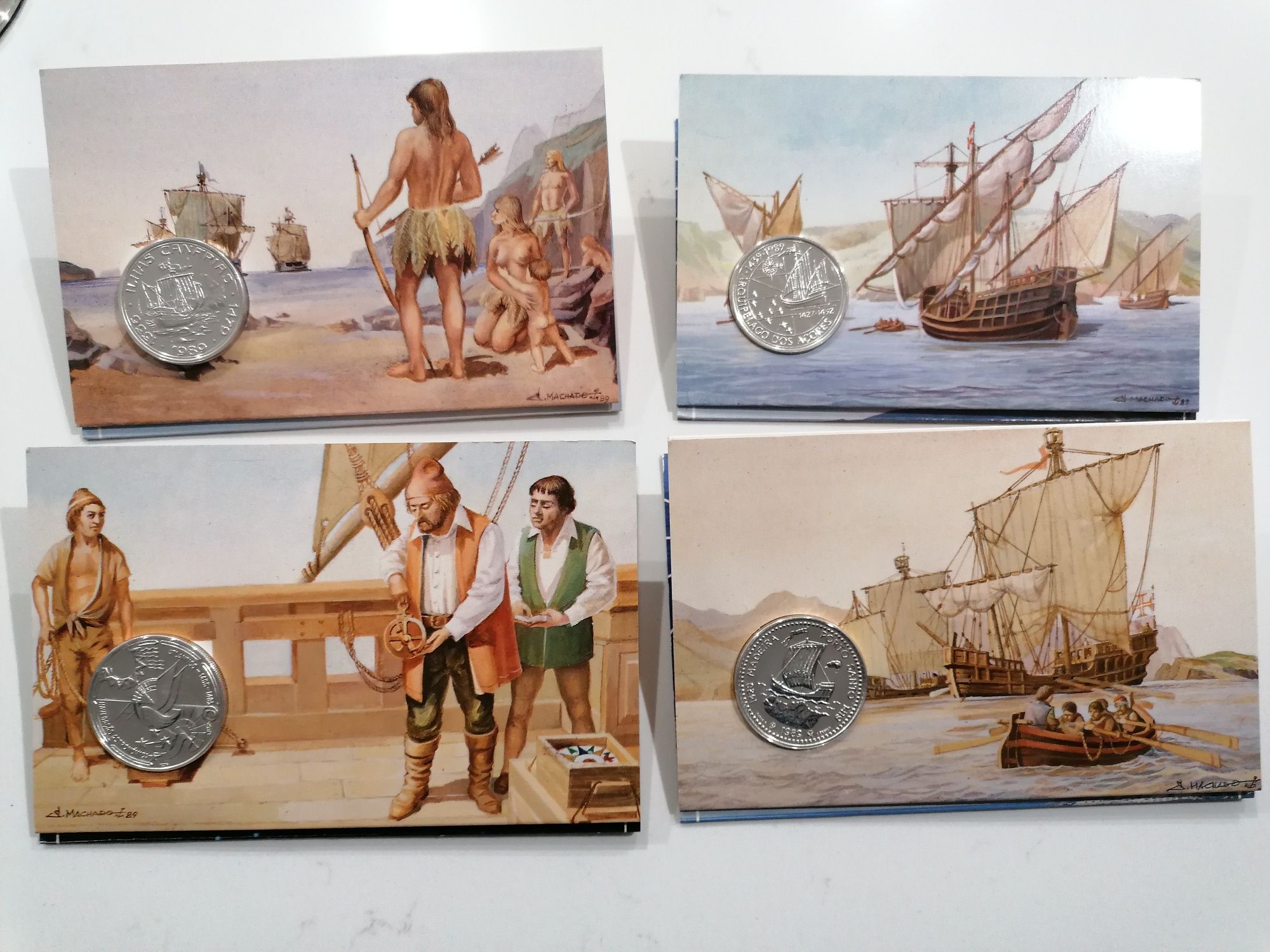 Série II Descobrimentos 4 moedas BNC