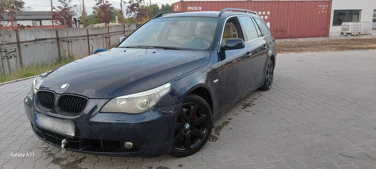 Okazja! BMW E61 2005r 525D 163KM 6-manual DB Stan!Klima!Alu!Panorama