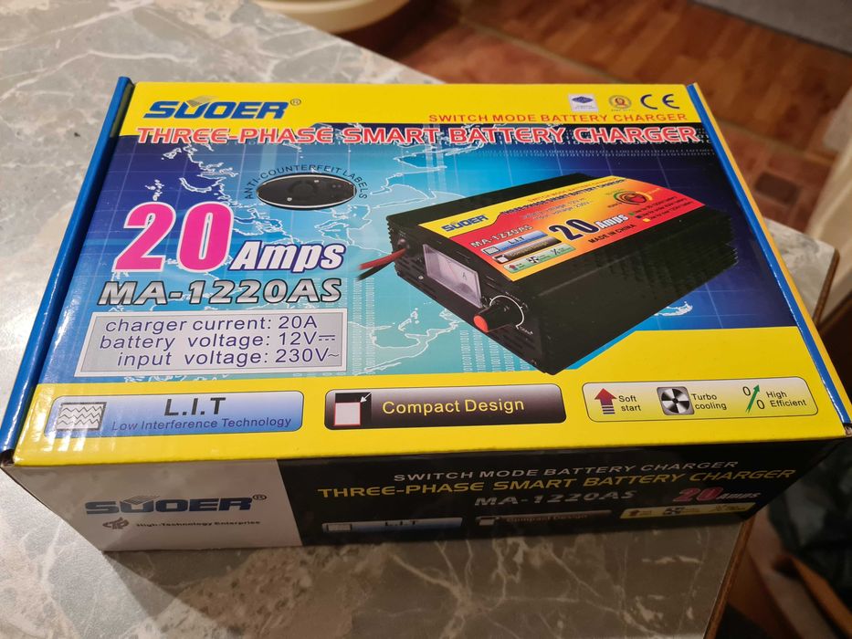Зарядное устройство для АКБ SUOER MA-1220AS 12V 20A