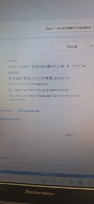 Laptop lenovo B 70-80