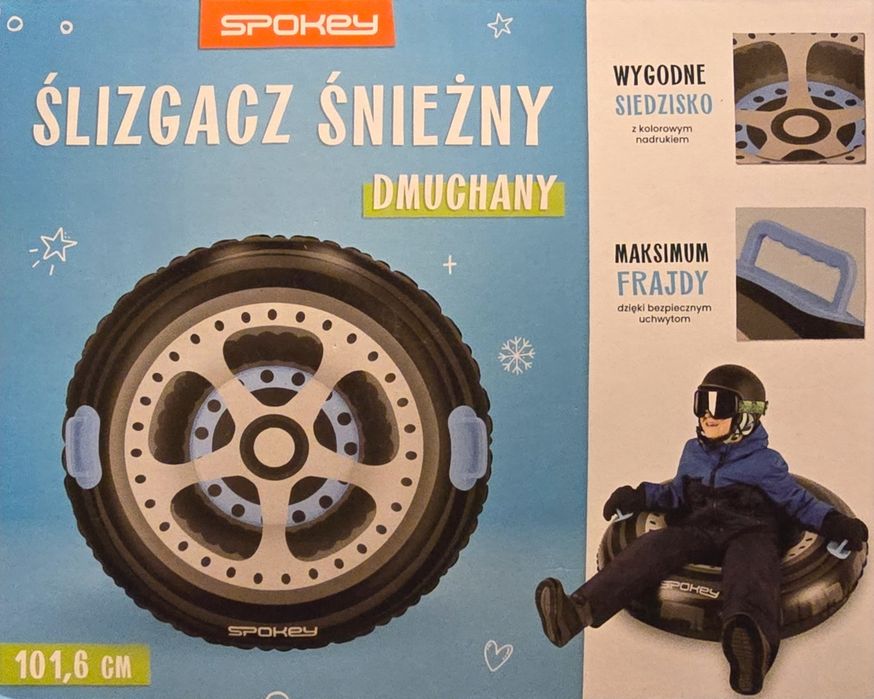 Dmuchany slizgacz sniezny, kolo