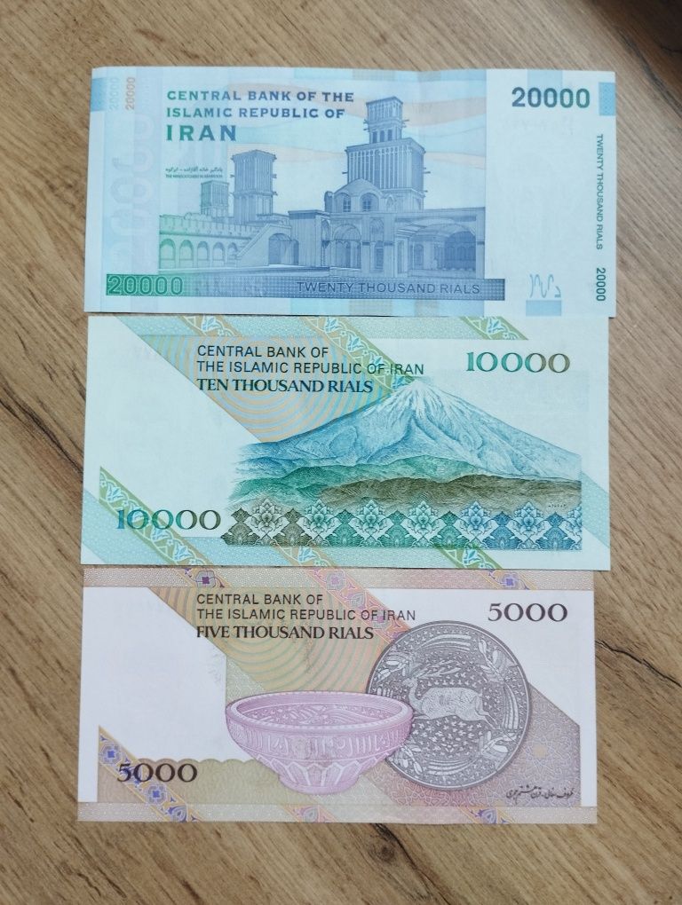 Іранські банкноти 2016р