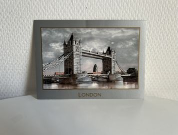 pocztówka Londyn Anglia Wielka Brytania Tower Bridge panorama