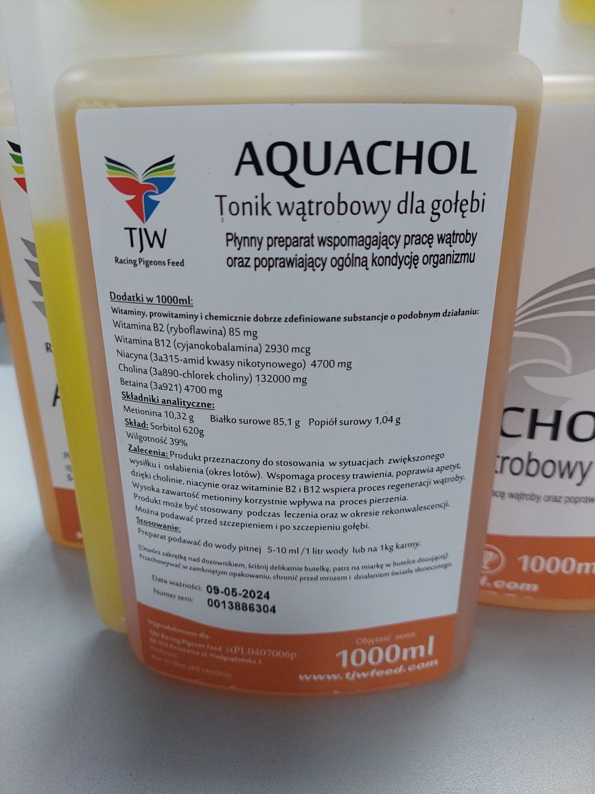 TJW Aquachol tonik wątrobowy 1l.