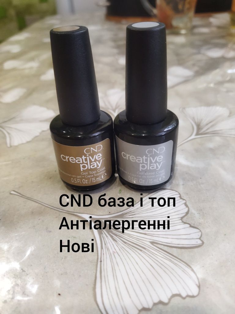 CND chellac база топ і лак