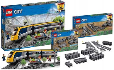 Klocki LEGO CITY 60197 POCIĄG PASAŻERSKI + 60205 + 60238