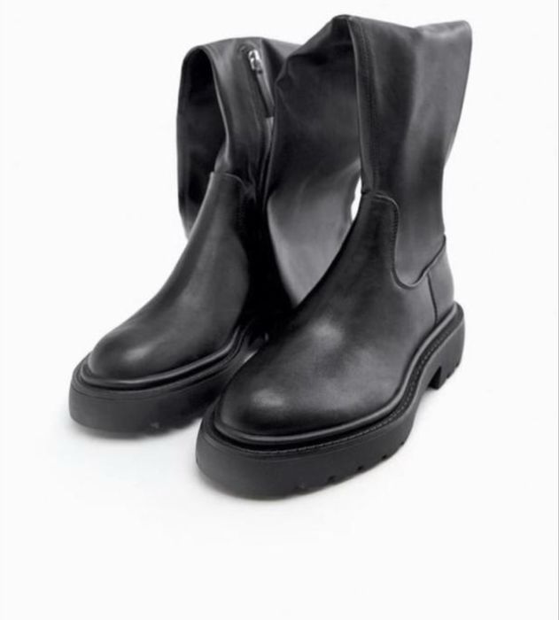 Ботфорти Zara, дуже стильні, розмір 37