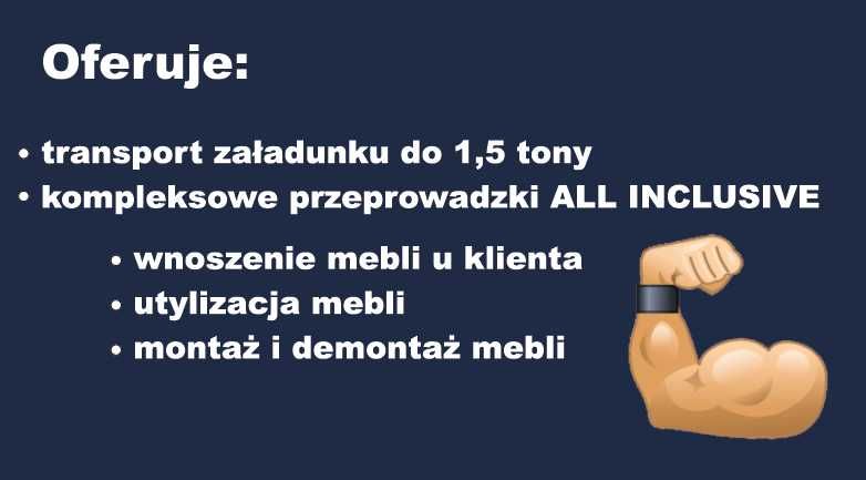 Przeprowadzki transport busem - Konin - okolice - cała Polska -UE - FV