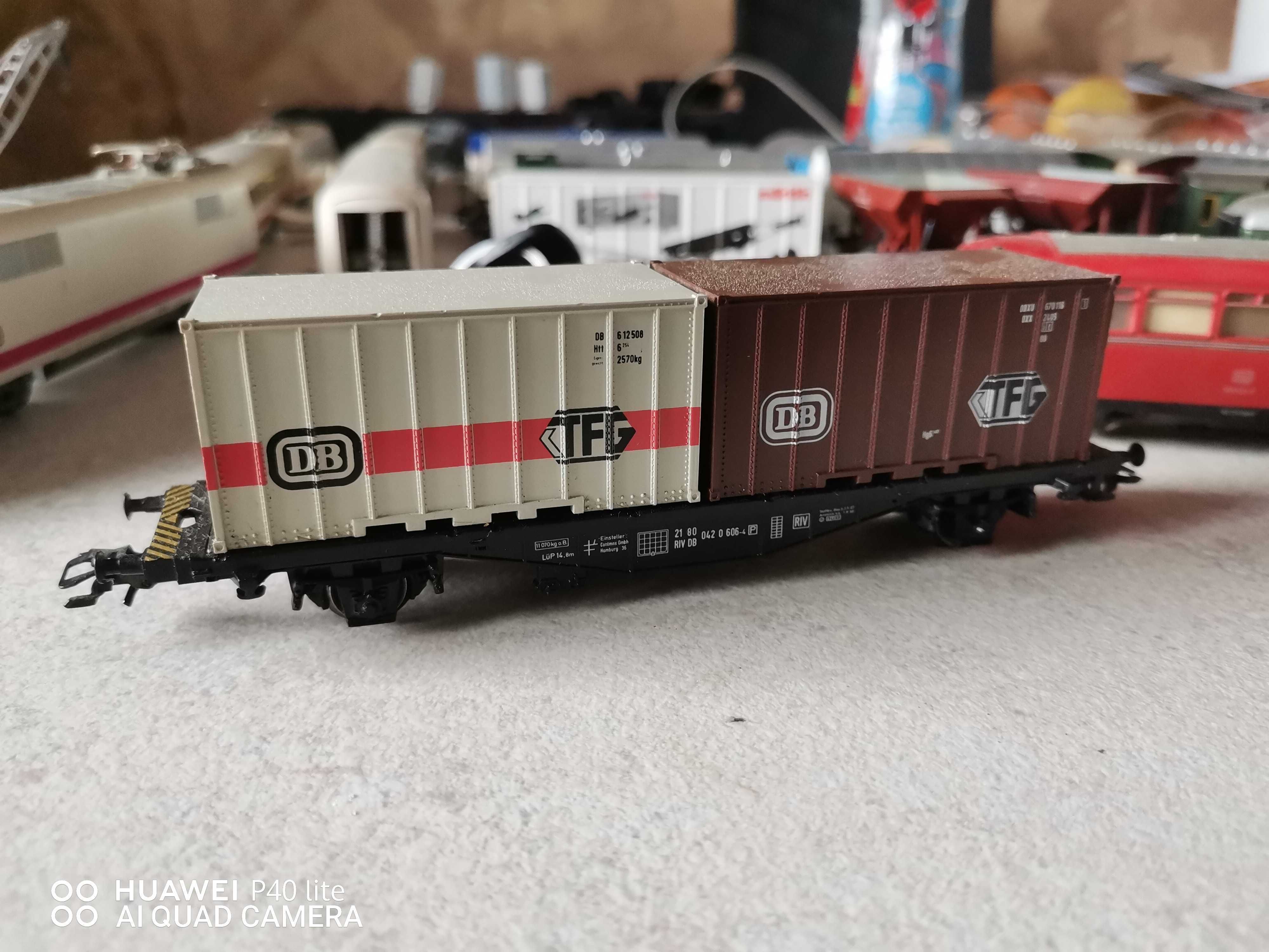 MARKLIN 4664 DB container wagon H0