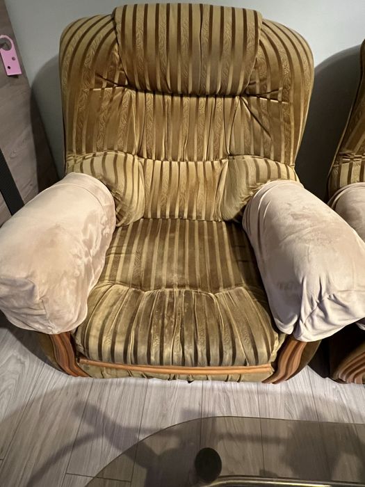 Sofa i dwa fotele komplet
