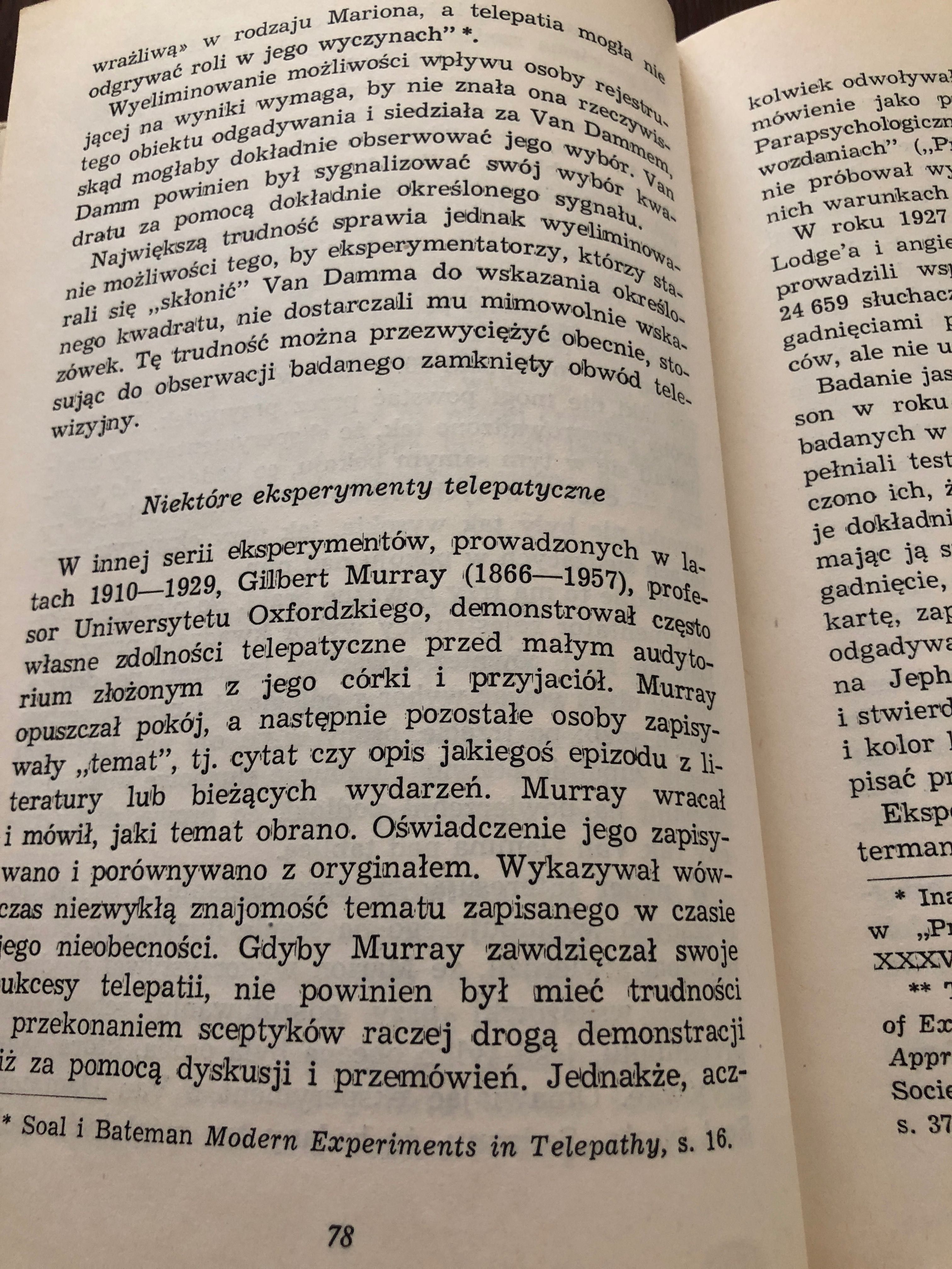Postrzeganie pozazmysłowe. C. Hansel
