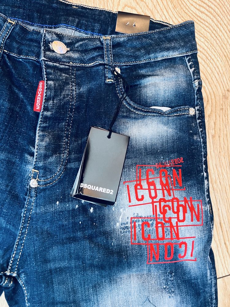 Dsquared2 spodenki jeansowe 30-33