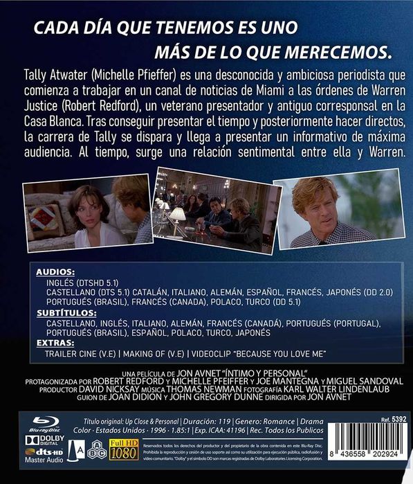 Íntimo Y Personal/Íntimo & Pessoal (Blu-Ray)-Importado