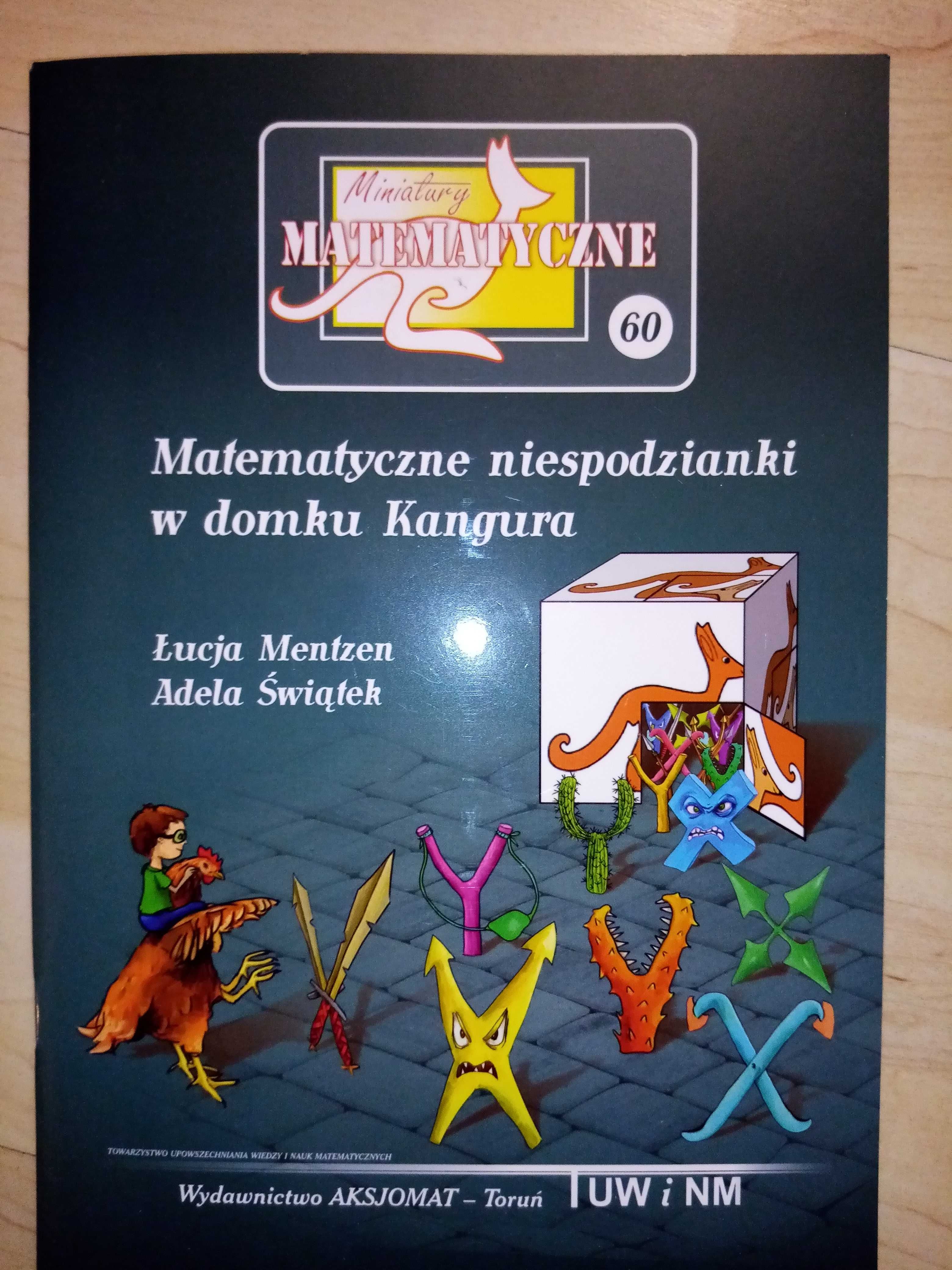 Miniatury matematyczne, przygot. do konkursów  4 szt.+ 1 NOWE