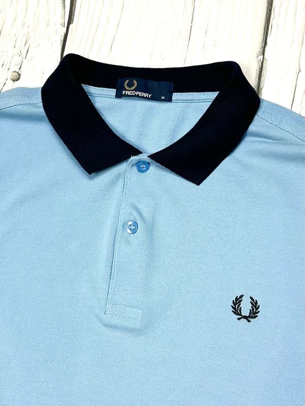 Fred Perry Koszulka Polo Męska Slim Fit Logowana na Piersi r. M