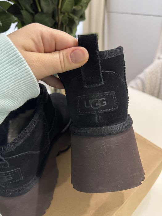 Оригінальні уги  Ugg classic ULTRA MINI NEW HEIGHTS-BLK