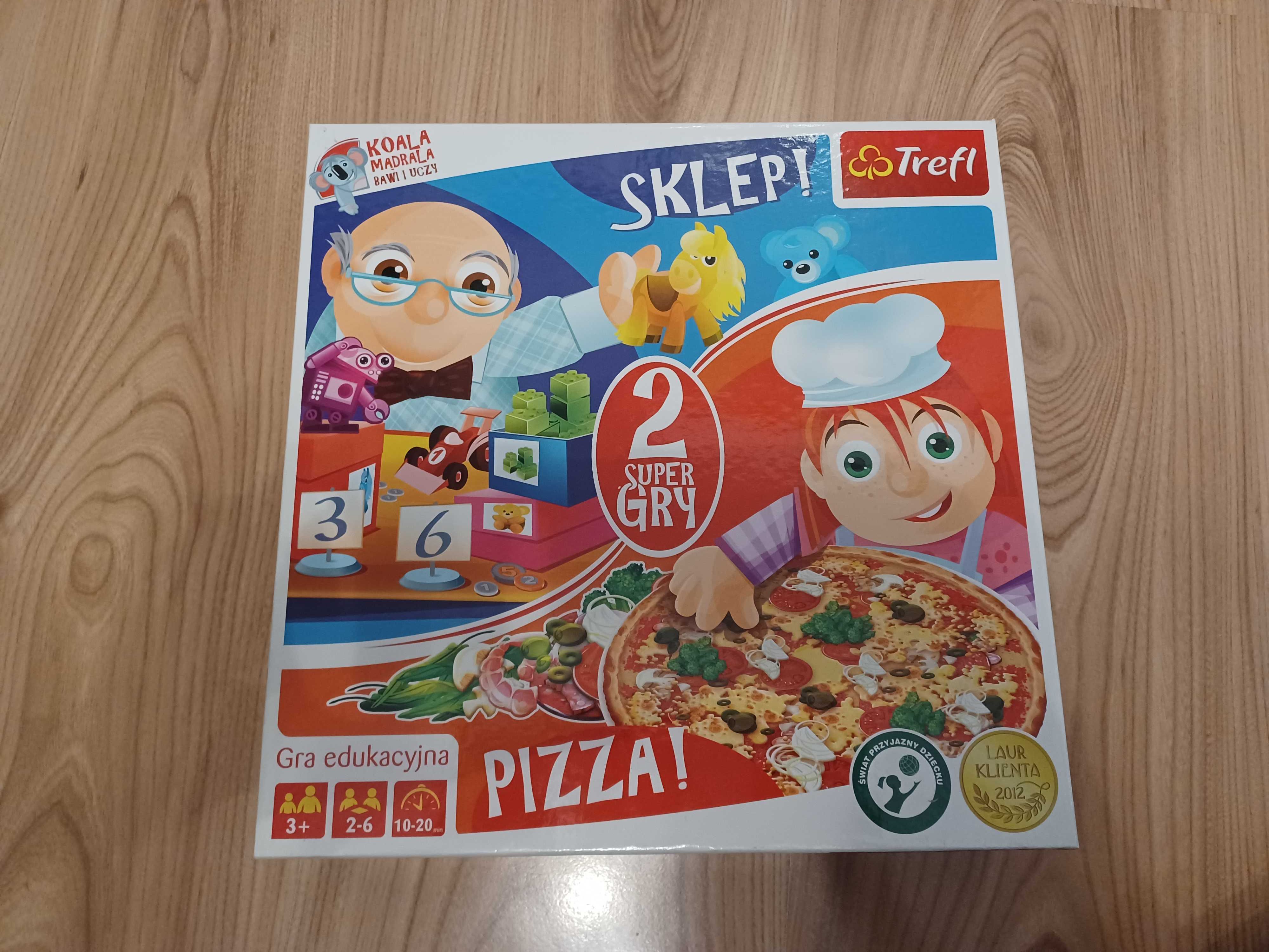 Trefl sklep i pizza 2 gry