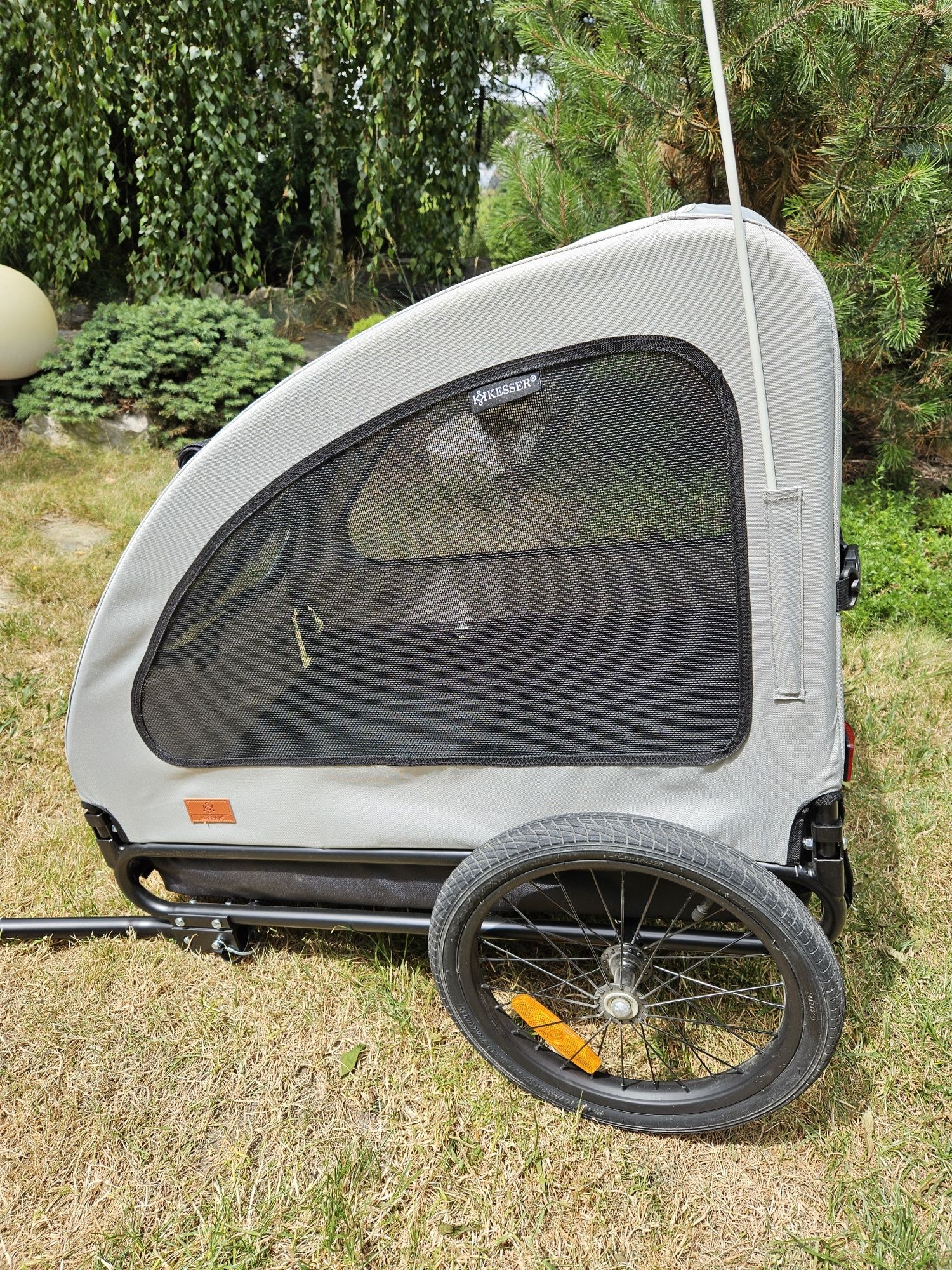 Przyczepka KESSER przyczepa wózek dla psa rowerowa do roweru XL 45kg
