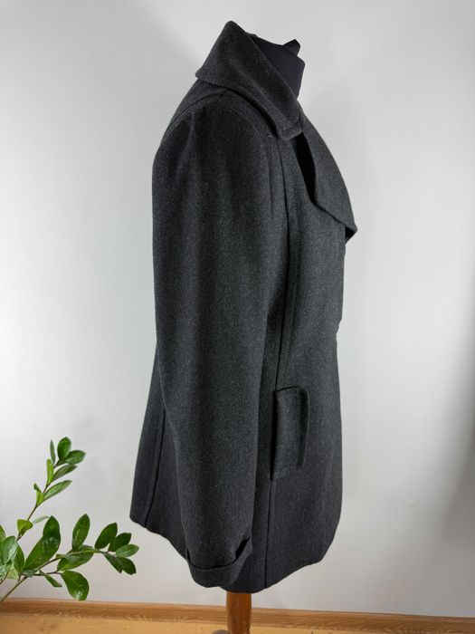 Grafitowy wełniany płaszcz kurtka Nine West rozmiar M