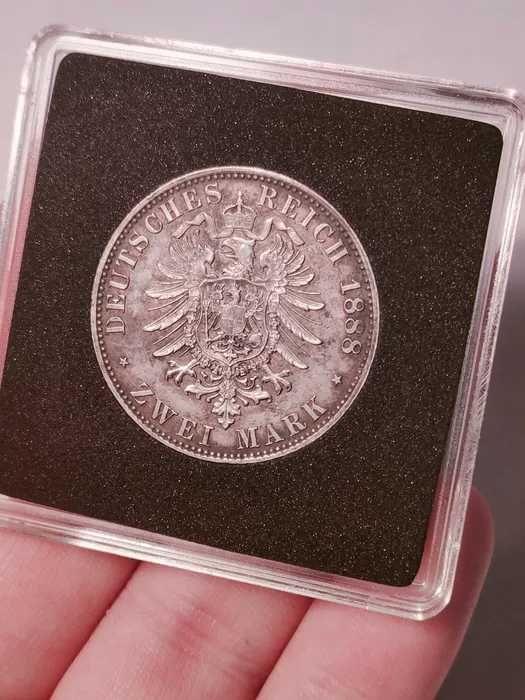 2 marki 1888 Fryderyk, Cesarstwo Niemieckie, Niemcy