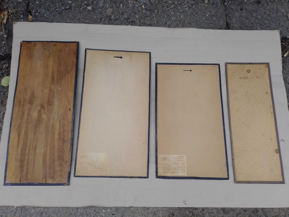 Жестяная картина ссср Мальчик Конь Девушка