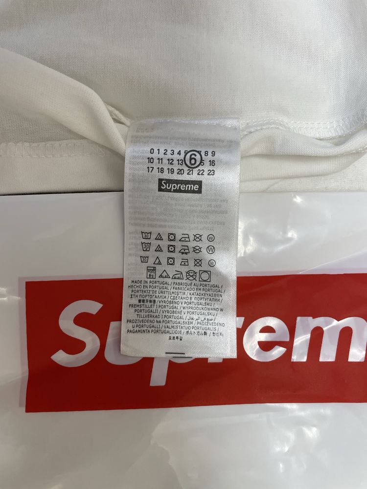 Футболка Supreme X maison margiela Supreme mm6 polar big boy тішка Sup