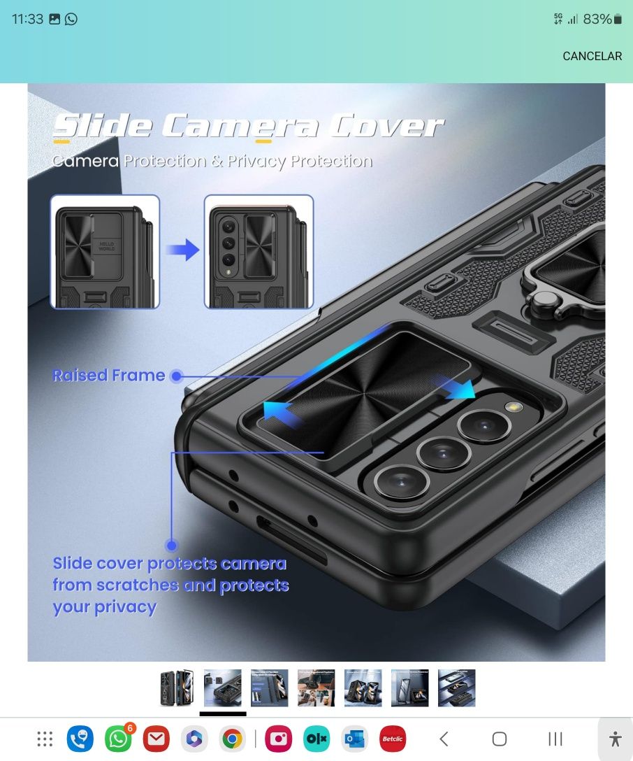Capa Samsung Fold 5