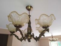Lampa sufitowa stare złoto
