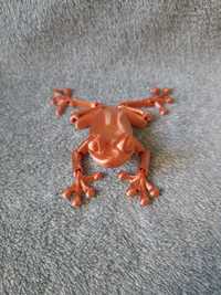 Hit!Ruchomy wydruk3D żaba zabawka antystresowa kolor miedziany