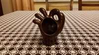 Białystok ceramika świecznik w kształcie dłoni