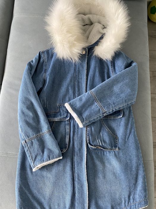 Куртка джинсова з утепленням