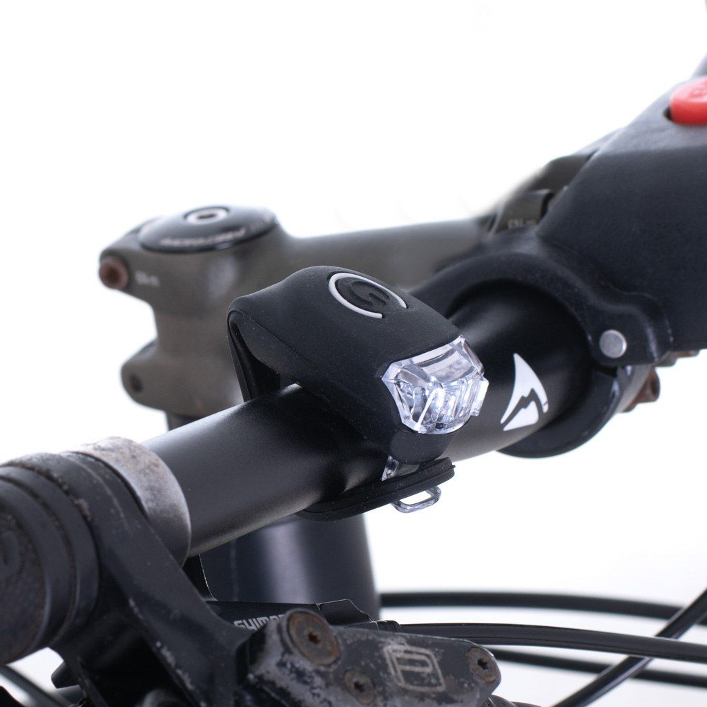 L-BRNO Lampa lampka rowerowa diodowa LED przód tył 2 sztuki