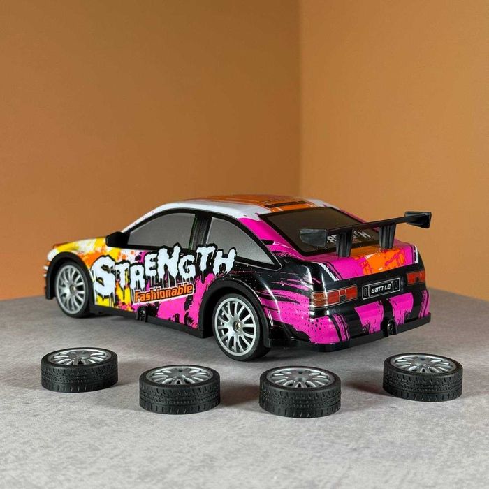 Дрифт машинка на пульті управління Strength Рожева. Машинка для дрифту