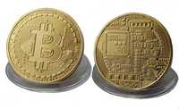 Сувенирная монета криптовалюта Биткоин Bitcoin
