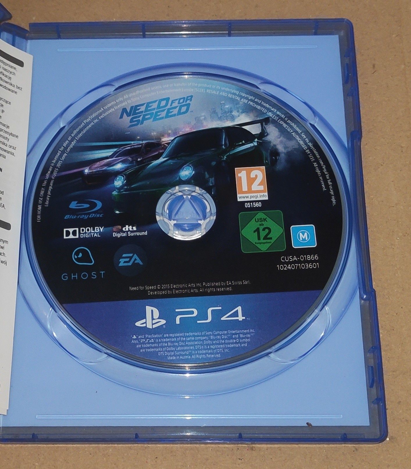 Gra Need For Speed (2015) PS4/PS5 Gry PlayStation 4/5 PL Po Polsku BDB