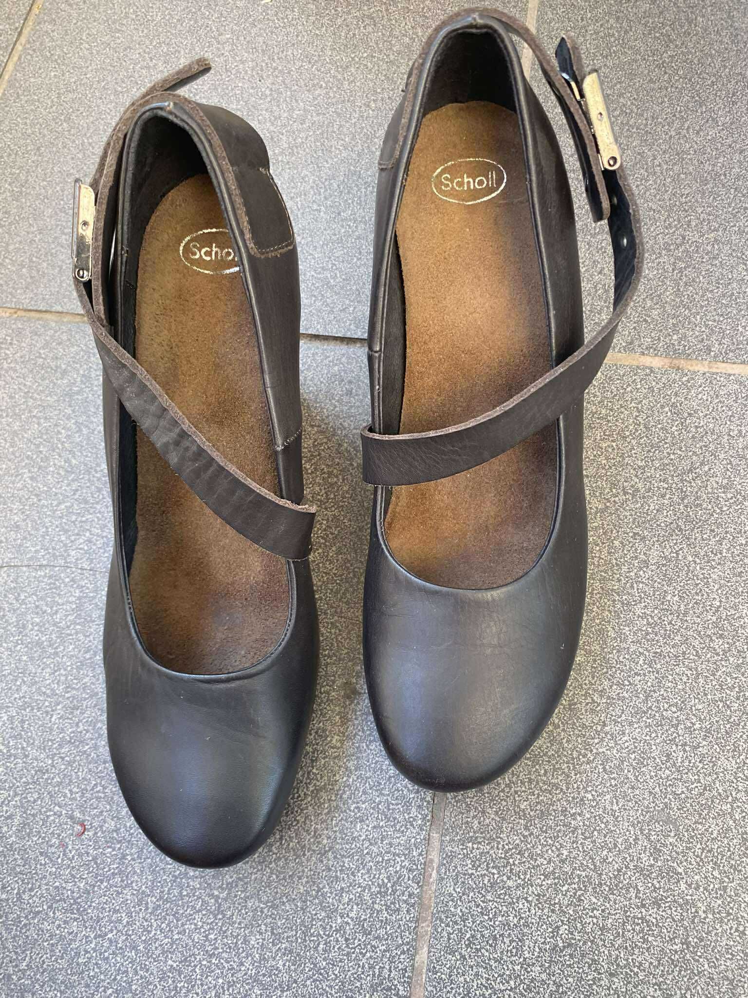 SCHOLL markowe czółenka ze skóry r. 39