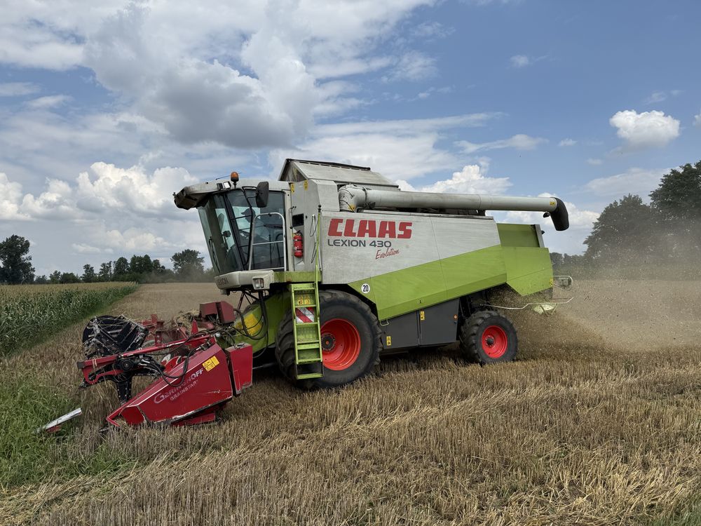 Claas Lexion 430 Evo 2003 heder składany 5,4m z Niemiec