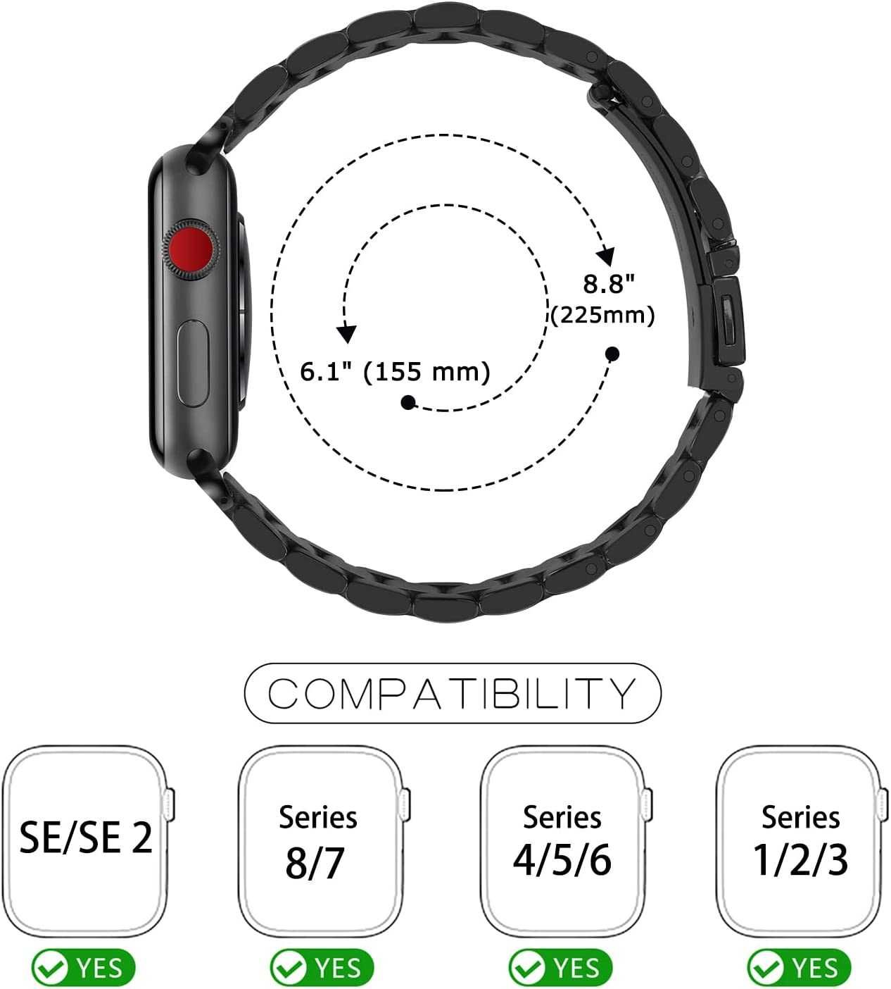 Tasikar bransoleta Apple Watch 8 7 6 / 5 / 4 3 2 1 SE ULTRA 42/44/45mm