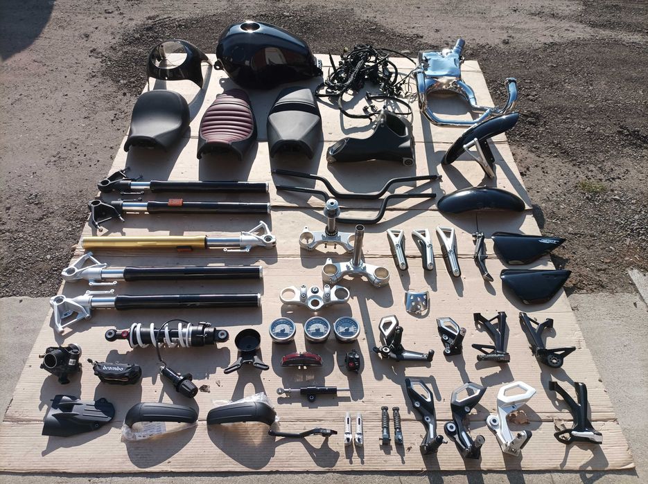 BMW R12 R nineT Kanapa Licznik Kolektor półka Lagi kierownica sety bak