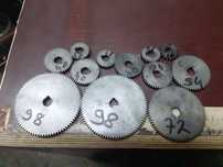 Rodas dentadas de tiragem teares circulares mayer.