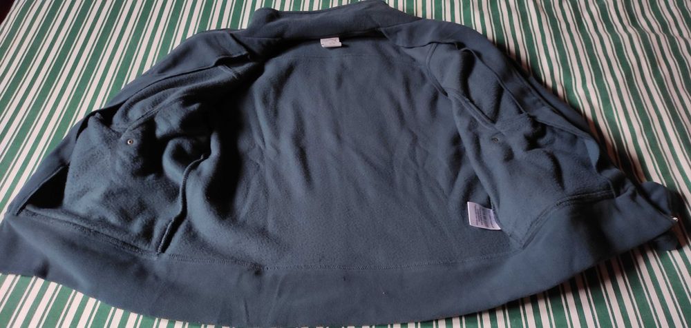 Casaco Polar Azul Petróleo Tamanho S - Novo, Sem Etiqueta!