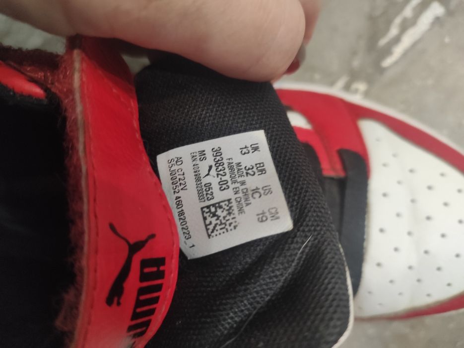 Кросівки. Хайтопи пума