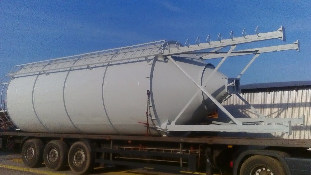 Silos 60 ton cement, wapno, popiół, kruszywo, zbiornik