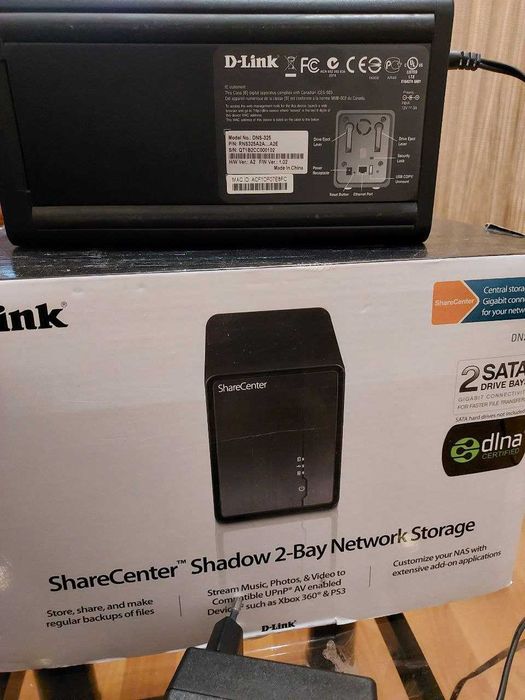 Мережеве сховище NAS D-Link DNS-325 ( 4 терабайта)