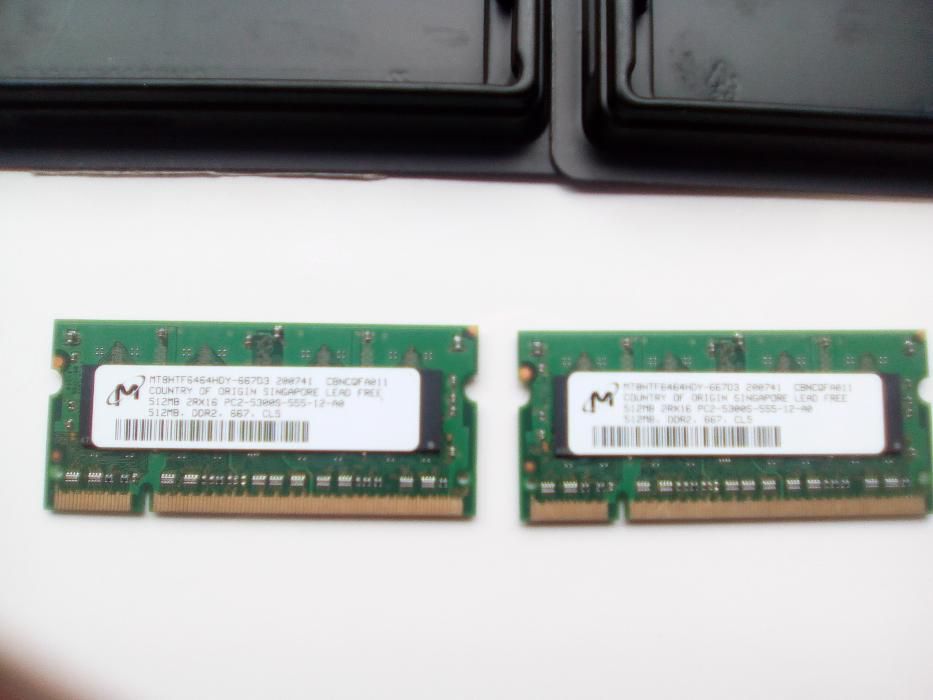 2GB (2x1GB) / 1GB (2x512MB) DDR2-667MHZ - Apple MacBook Late 2007.
