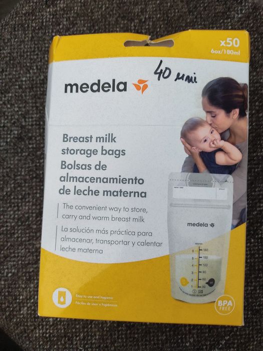 Bolsas de congelaçao leite materno 40 unidades