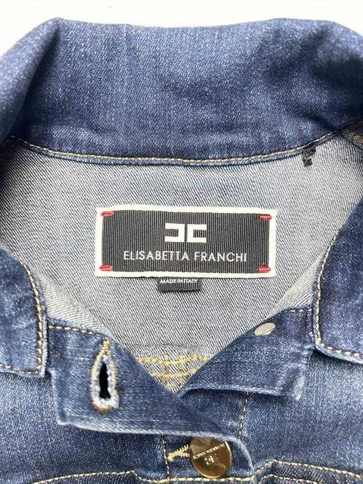 Жіноча джинсова сукня Elisabetta Franchi коротка спідниця розмір 40