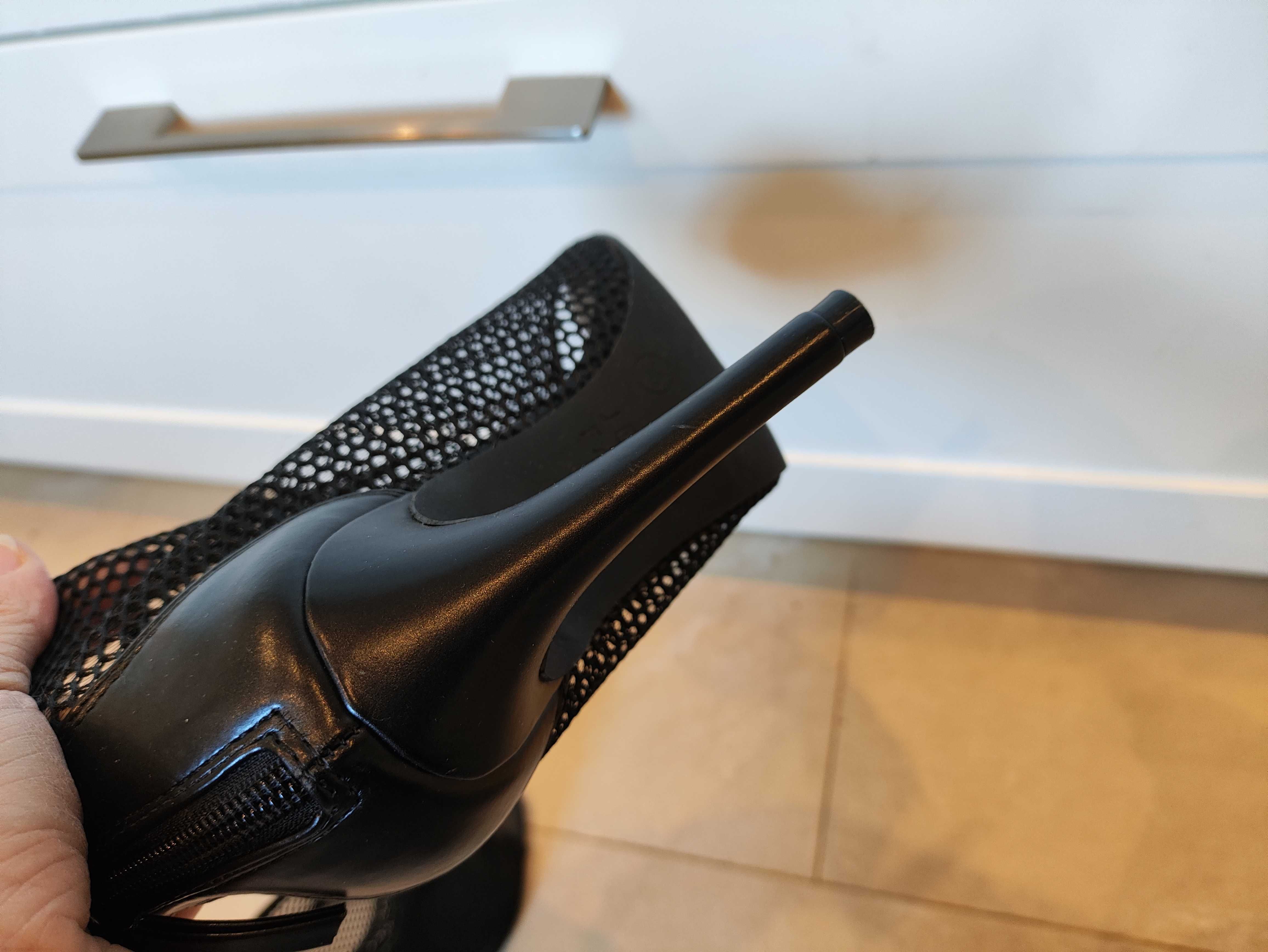 Nowe Damskie buty botki, szpilki siatka Jenny Fairy 36