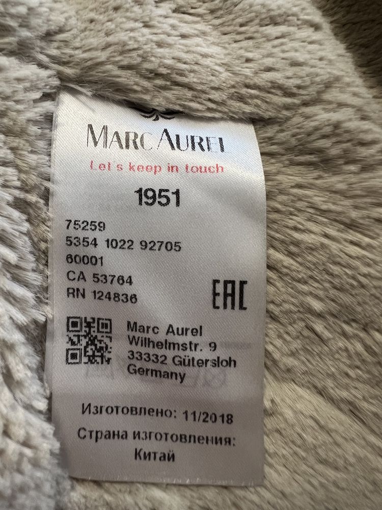 Marc aurel пальто на меху.