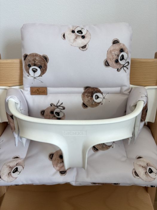 Wodoodporne poduszki Stokke Tripp Trapp Baby Set misie beż
